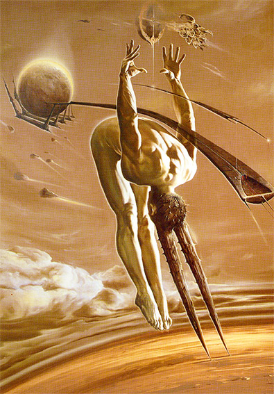 Carton d'invitation de l'exposition - Peinture de W. Siudmak