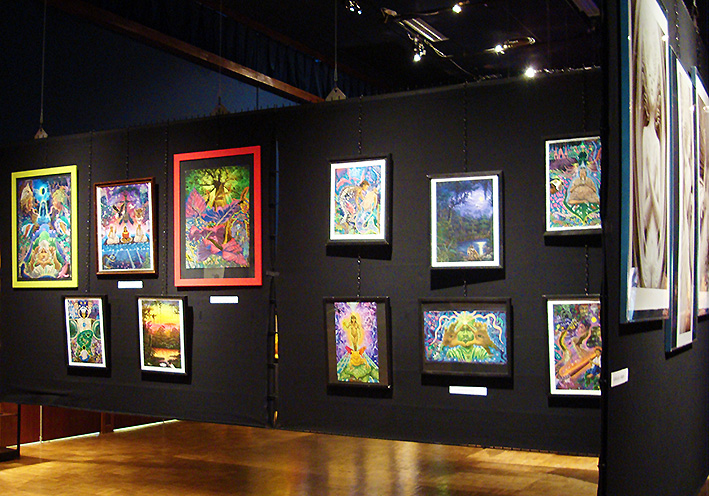 Festival Chimeria 2009, l'exposition de peintures, sculptures