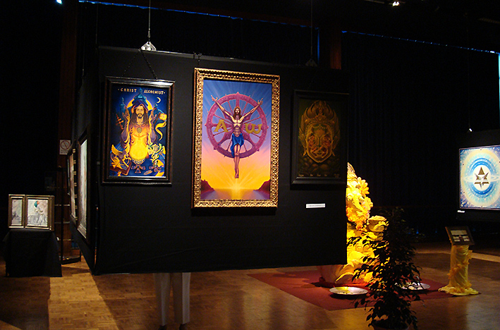 Festival Chimeria 2009, l'exposition de peintures, sculptures