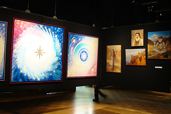 Festival Chimeria 2009, l'exposition de peintures, sculptures