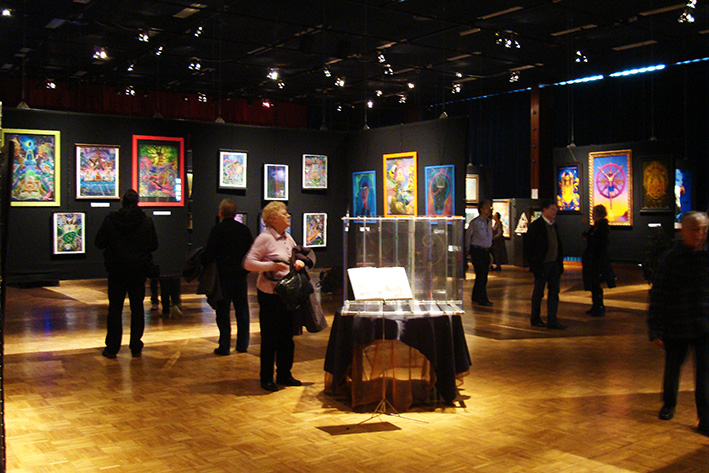 Festival Chimeria 2009, l'exposition de peintures, sculptures