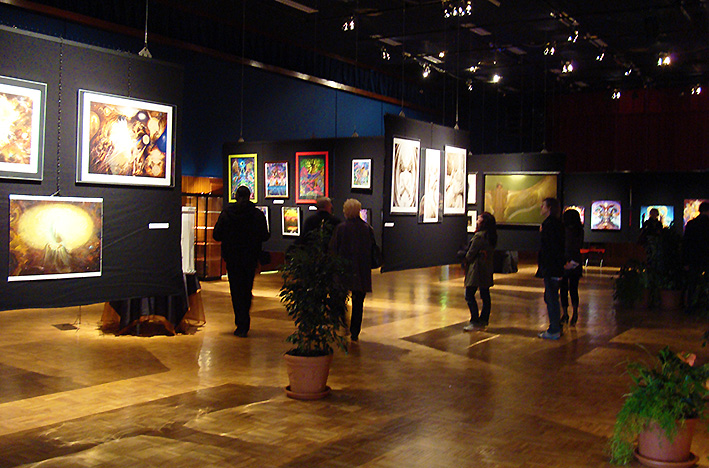 Festival Chimeria 2009, l'exposition de peintures, sculptures