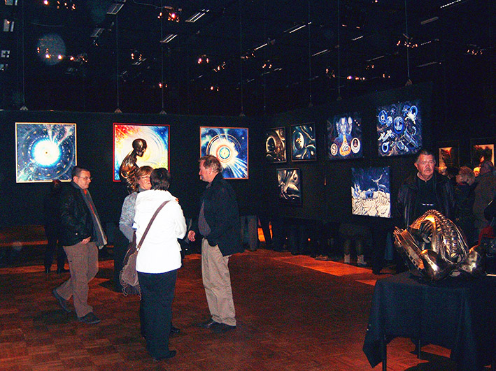8éme Festival International des Arts Visionnaires CHIMERIA 2010 COSMOLOGIE et SCIENCE & FICTION... Organisé par le Cercle Artistique Sedanais  Salle Marcillet & Château Fort SEDAN (08) Ardennes Du 23 octobre au 1er novembre 2010