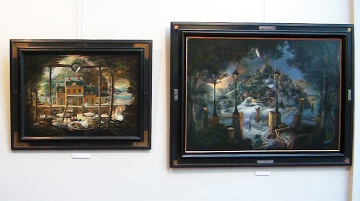 2015 - Peintures à l'huile de Marc Halingre - Exposition du Musée de l'imaginaire du Château de Ferrières, Peintures et Sculptures dans la Galerie et l'Atelier Fondation Taylor Paris