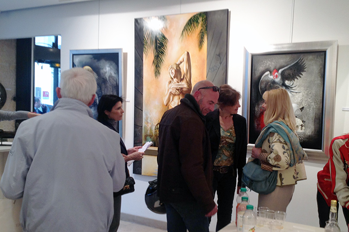 2015 - Exposition du Musée de l'imaginaire du Château de Ferrières, Peintures et Sculptures dans la Galerie et l'Atelier Fondation Taylor Paris