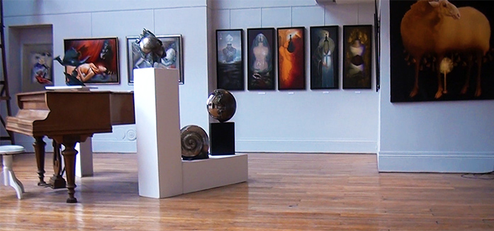 2015 - Exposition du Musée de l'imaginaire du Château de Ferrières, Peintures et Sculptures dans la Galerie et l'Atelier Fondation Taylor Paris