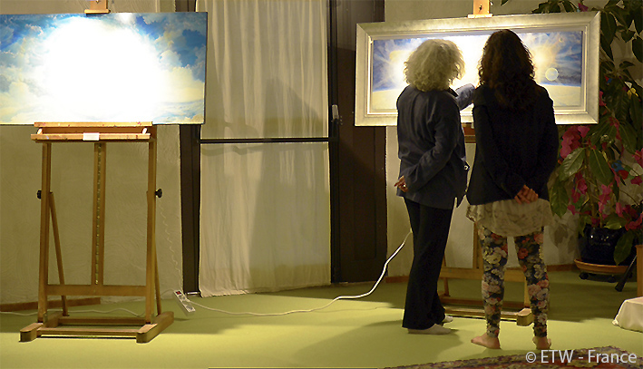 Stage de peinture (Enseignement de la peinture à l'huile) Exposition des peintures récentes - Conférence par "Comment retranscrire la lumière des univers - Naissance et évolution de l’œuvre" Par François SCHLESSER - Centre AMMA "Lou Paradou" TOURVES (83) Var - du 15 au 17 juin 2018
