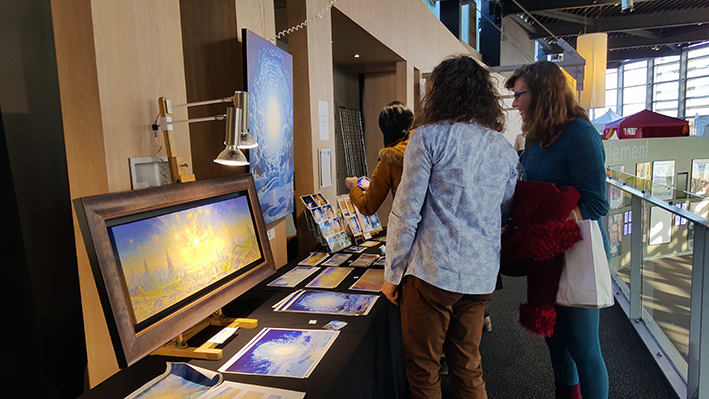 Exposition de peintures de François Schlesser - ​SALON TERRAPOLYS - KINEPOLIS MULHOUSE (68) Haut-Rhin 13 et 14 janvier 2018 ​