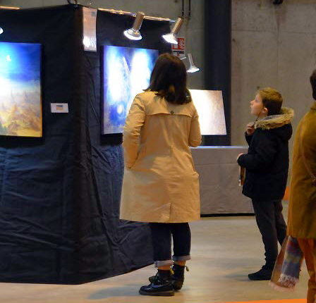 Exposition des Pein​tures de François Schlesser - 1er Salon des Z'Arts Zen - 23 et 24 novembre 2019 - Autun (71) 