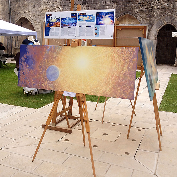 2021 - Exposition et Conférence - Peintures de François Schlesser - Cloître du Couvent des Cordeliers FORCALQUIER (04)