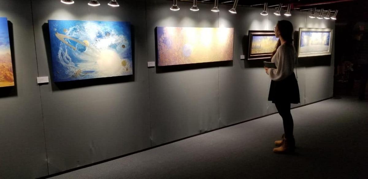 Peintures de François Schlesser © - Salon Déclic 23 - Aixe sur Vienne 2023 - Vernissage