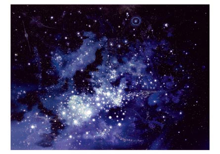 Carte postale "Symphonie céleste"